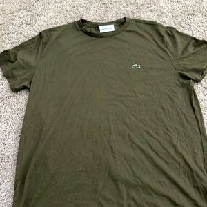 Lacoste men’s shirt. Fits large / medium after washed.